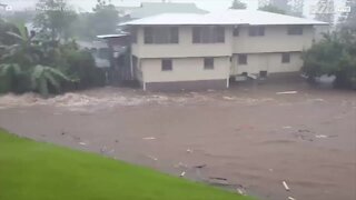 Tempesta Lane provoca inondazioni alle Hawaii