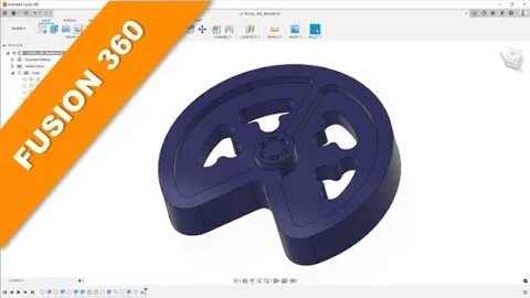 5.5 Schwungscheibe - Flywheel - Fusion 360 Training - Part Design