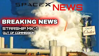 SpaceX Starship MK1 Tank Explodes On Test Stand | SpaceX in the News