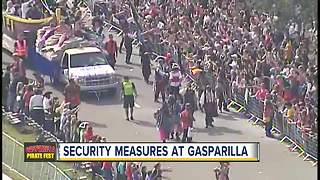 Security measures at Gasparilla