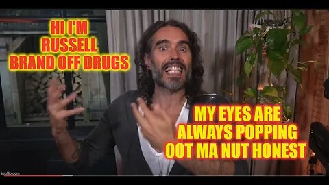 Is Russell Brand Looking 👋Smacked 👋 Out His Nut ( heed aka head ) 👋 #russelbrand #russellbrandexpose