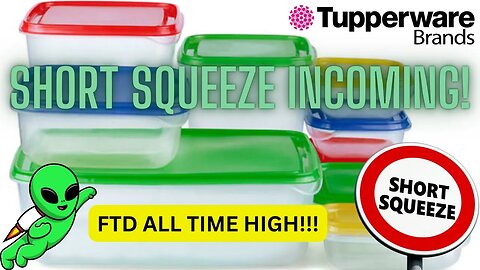 Tupperware Brands ($TUP) Is About To Have A MASSIVE Short Squeeze!