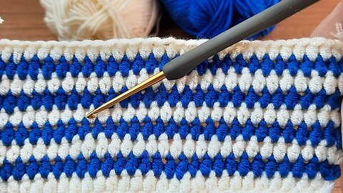 ✅️Great👉✅️ Very stylish and incredibly easy✨️💥 crochet baby blanket making #tunus #crochet #blanket