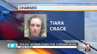 Woman flees police in Cape Coral