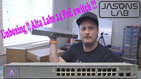 Unboxing The Alta Labs S24-Poe Switch !! #altalabs #trendnetworks