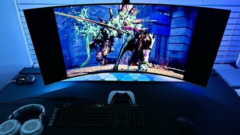 Stellar Blade on the BEST Gaming Monitor of 2024: PS5 Gameplay on the LG 45" UltraWide OLED