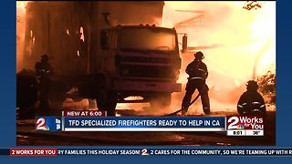 Tulsa Fire Department waits in wings to help with California fires