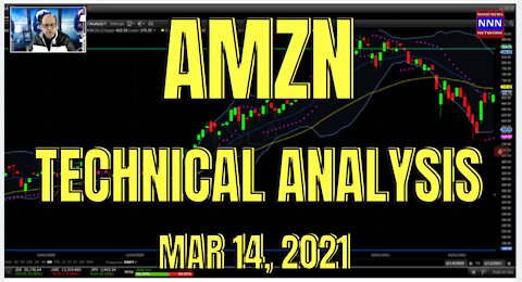 IS AMZN LAGGING BEHIND NASDAQ | TECHNICAL ANALYSIS MAR 14 2021 NIK NIKAM