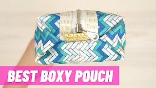 The BEST Boxy Pouch Tutorial?! 🧵 Watch Me Sew