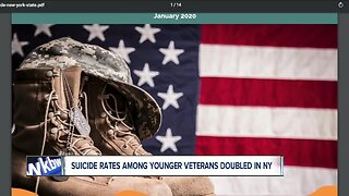 Suicide rates for younger veterans doubles in NYS