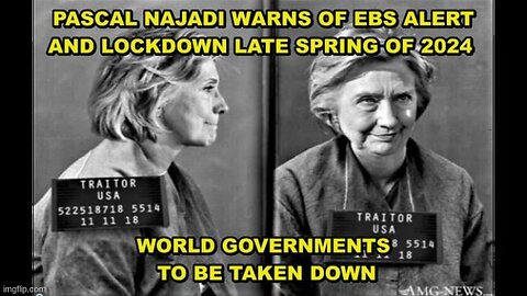 Pascal Najadi: Warns of EBS Alert and Lockdown in the Late Spring!