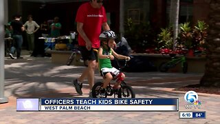 Police teach kids bike safety in West Palm Beach