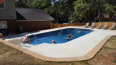 Added in ground pool to backyard