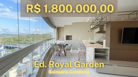 Apartamento a venda em Balneário Camboriu no Ed. Royal Garden