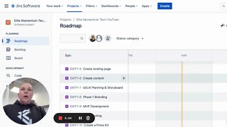 Using JIRA Roadmaps for Startup Project Management