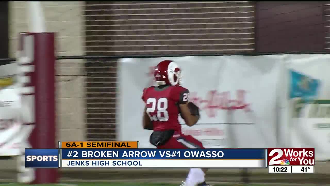 Owasso Beats Broken Arrow 42-27, Advances to 6A-1 State Title