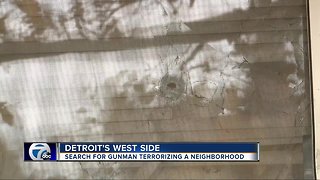 Shooter terrorizes neighbors on Detroit's west side