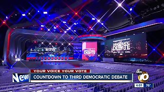 Countdown to 3rd Democratic presidential debate