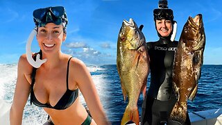 Primitive Spear Fishing HUGE SNAPPER Catch, Clean & Cook + SHARK Fishing!