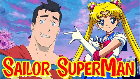 SuperMan Anime Has A Sailor Moon Transformation #anime