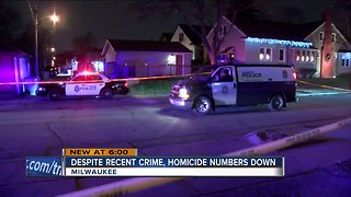 Milwaukee Police: Homicide numbers down from 2017