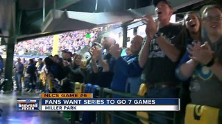 Fans Want Series to Go 7 Games