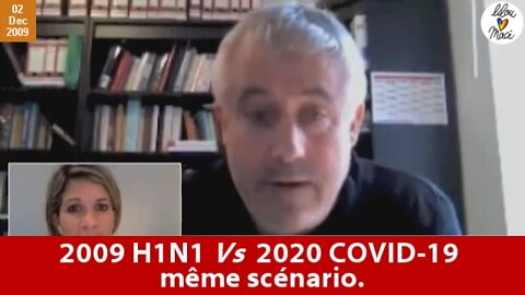 2022/052 H1N1 Vs COVID-19 même scénario, même manipulation, même conclusion !