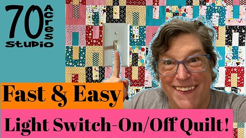 On/Off Quilt! Fast Jelly Roll Quilt