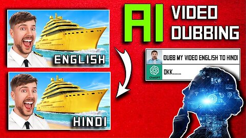 Convert a Video To Other Language - AI Video Dubbing (Amazing)