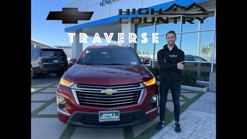 This is the new Chevy TRAVERSE 2022 High Country mid size SUV!