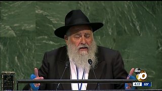 Poway rabbi addresses UN General Assembly