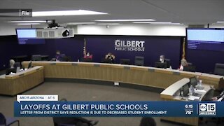 Layoffs at Gilbert Public Schools due to lower enrollment