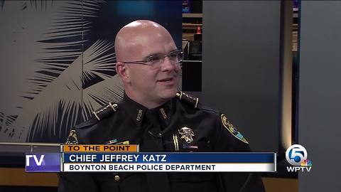 To The Point 12/3/17: Boynton Beach Police Chief Jeffrey Katz