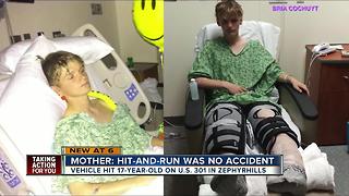Mother desperate to find driver who hit son and left the scene