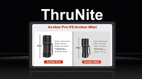 ThruNite Archer Pro Vs Mini