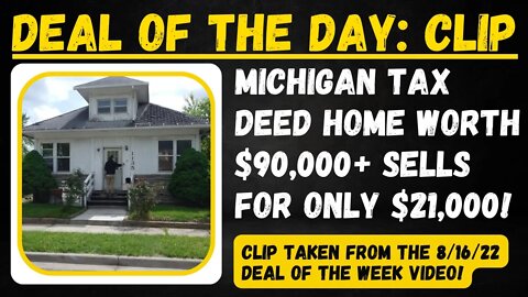 $21,000 for Tax Deed Home! Online Auction Property Review...