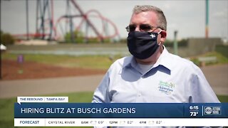 Hiring blitz underway at Busch Gardens