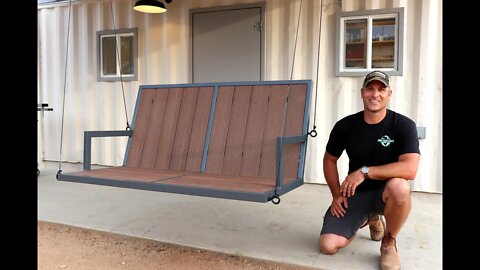 How to Make a DIY Porch Swing - Welded Steel and Built to Last!