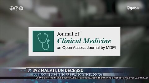 COVID: 392 MALATI, UN DECESSO. IL JOURNAL OF CLINICAL MEDICINE CONFERMA I SUCCESSI DI IPPOCRATEORG