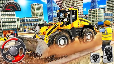 Real Construction Simulator - City Road Building 3D - Android GamePlay