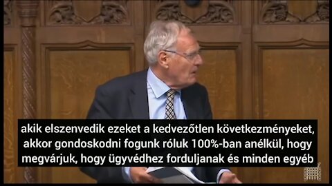 Christopher Chope - Covid-19 oltáskárosultak törvényjavaslata 2. Rész