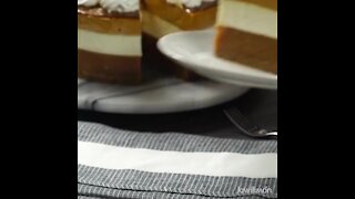 Cheesecake without Apple Oven and Dulce de Leche