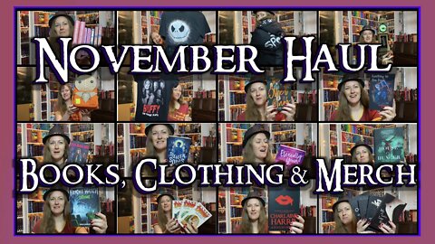 BOOK GIVEAWAY & HAUL ~ November haul: books, clothing & Disney merch + 4 book international giveaway
