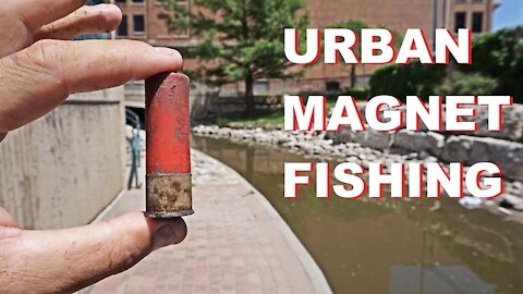 MAGNET FISHING FOUND LOADED SHOTGUN SHELL