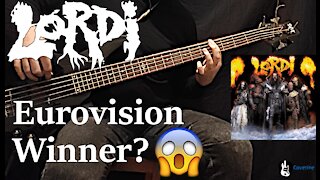 Lordi - Hard Rock Hallelujah Bass Cover (Tabs)