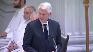 Former President Bill Clinton remembers John Dingell during Washington D.C. service