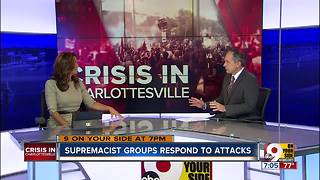 Supremacist groups respond to attacks