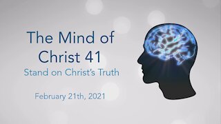 The Mind of Christ Part 41