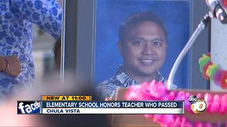 Chula Vista elementary school honors teacher