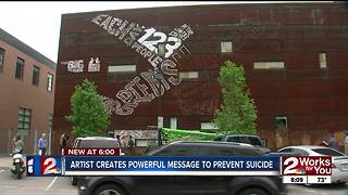 Museum-sized Suicide Prevention Mural Unveiling